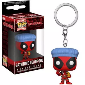 PORTE-CLES POP DEADPOOL BATHTIME 4CM