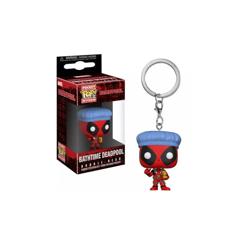 PORTE-CLES POP DEADPOOL BATHTIME 4CM PORTE-CLES POP DEADPOOL BATHTIME 4CM