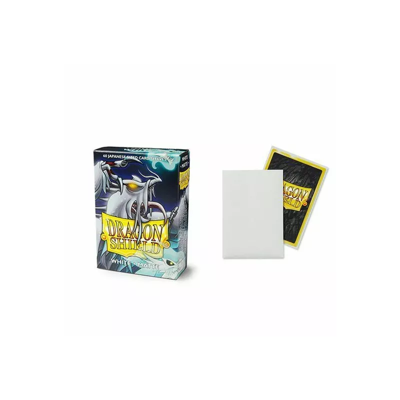 DRAGON SHIELD JAPANESE MATTE - BLANCPROTEGES CARTES Contient 60 Pro... DRAGON SHIELD JAPANESE MATTE - BLANCPROTEGES CARTES Contient 60 Pro...