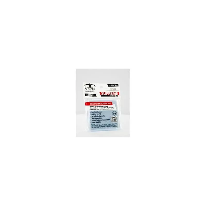 50 PROTEGES CARTES TRANSPARENTS (73x73 MM)PROTEGES CARTES