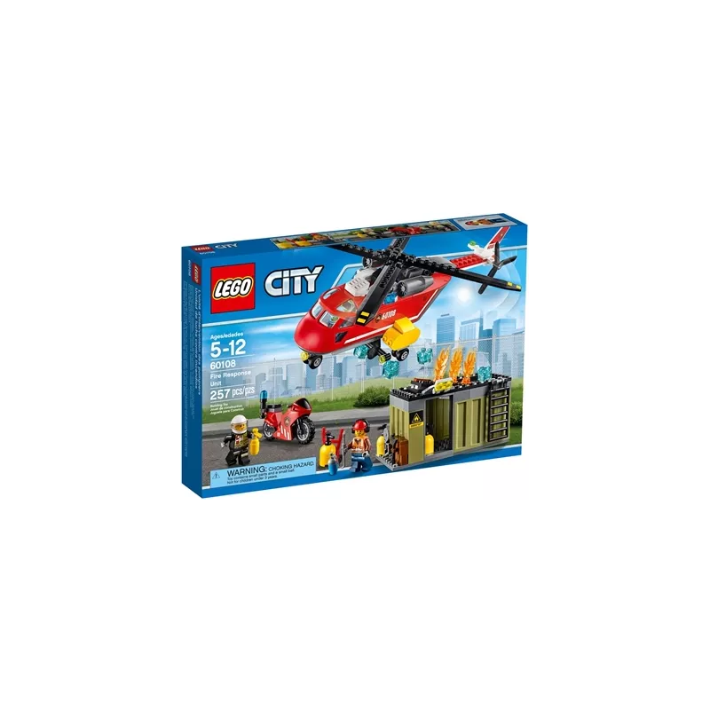LEGO CITY L'UNITE DE SECOURS DES POMPIERSPLAYMOBIL