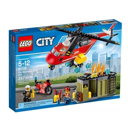 LEGO CITY L'UNITE DE SECOURS DES POMPIERSPLAYMOBIL