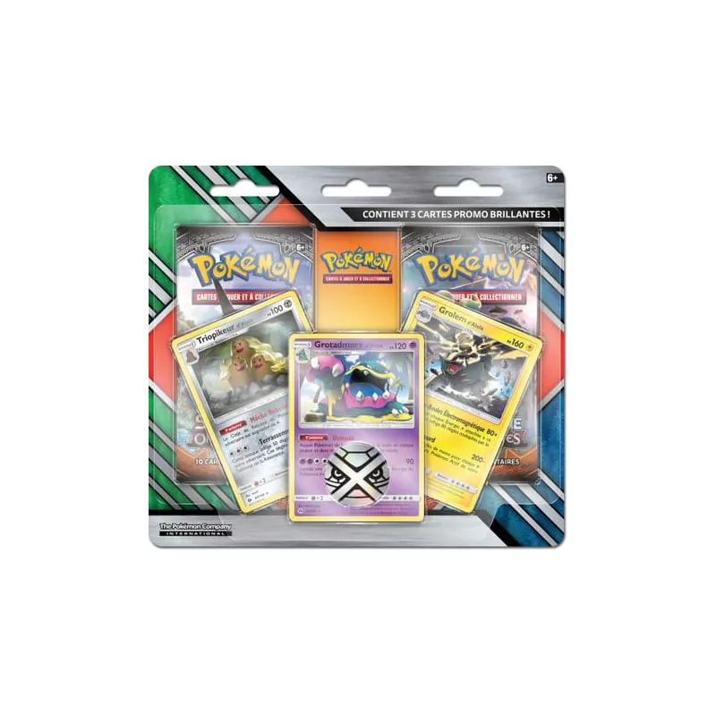 PACK 2 BOOSTERS + 3 PROMO POKÉMON SOLEIL & LUNE 6 PACK 2 BOOSTERS + 3 PROMO POKÉMON SOLEIL & LUNE 6