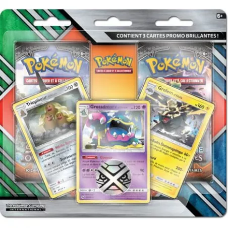 PACK 2 BOOSTERS + 3 PROMO POKÉMON SOLEIL & LUNE 6