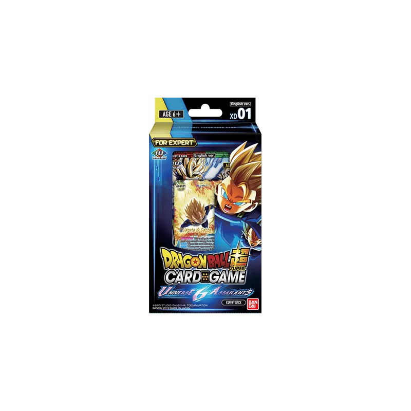 DBS CARD GAME DECK EXPERT UNIVERSE 6 ASSAILANTSDRAGON BALL SUPER Ce... DBS CARD GAME DECK EXPERT UNIVERSE 6 ASSAILANTSDRAGON BALL SUPER Ce...