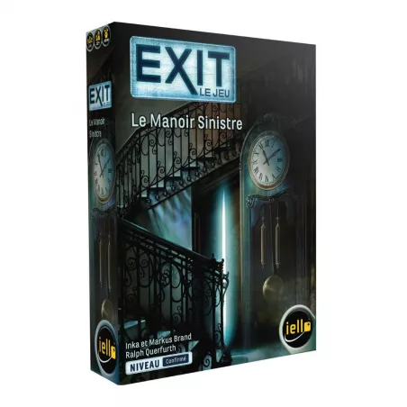 EXIT : LE MANOIR SINISTREESCAPE GAME Exit est un jeu d’énigmes coop...