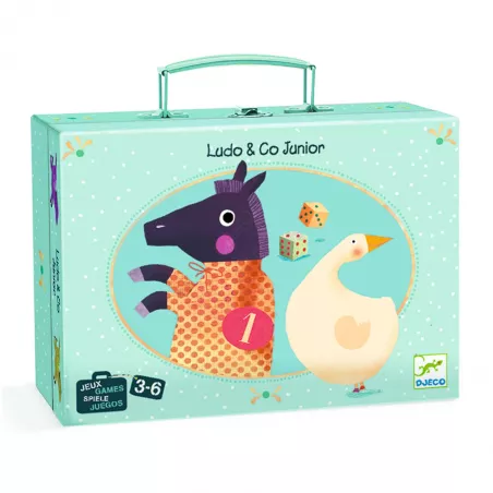 LUDO & CO JUNIOR ENFANTS Une mallette contenant un jeu de l’oie et ...