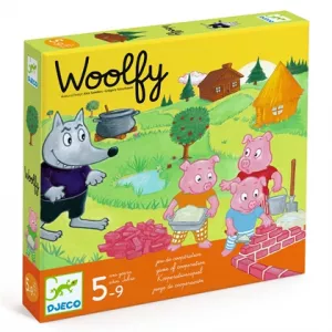 WOOLFYENFANTS Les 3 petits cochons fabriquent leur maison de brique...