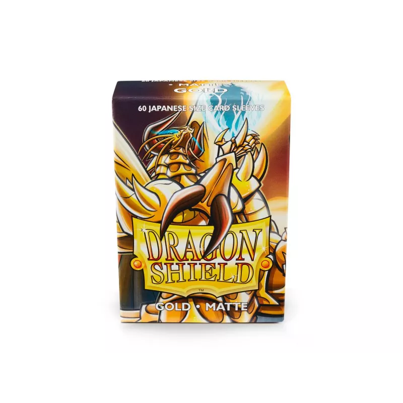 DRAGON SHIELD JAPANESE GOLD MATTE (60)PROTEGES CARTES 60 Protèges C... DRAGON SHIELD JAPANESE GOLD MATTE (60)PROTEGES CARTES 60 Protèges C...