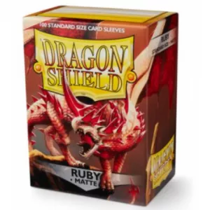 DRAGON SHIELD MATTE RUBYPROTEGES CARTES