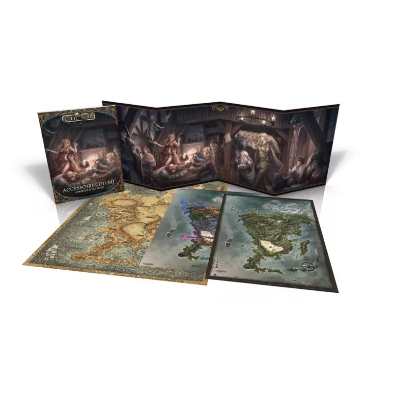 L'OEIL NOIR ECRAN DU MJJEUX DE RÔLES ACCESSOIRES DU MJ L'OEIL NOIR ECRAN DU MJJEUX DE RÔLES ACCESSOIRES DU MJ