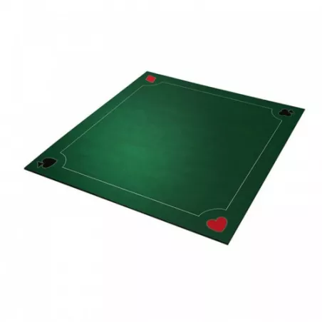 TAPIS MULTI 70 COEUR DE PIQUE VERTTAPIS DE JEU Tapis pour jeux de c...