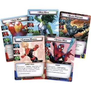 MARVEL CHAMPIONS : LE JEU DE CARTESJEUX DE CARTE ÉVOLUTIF Rhino sèm...