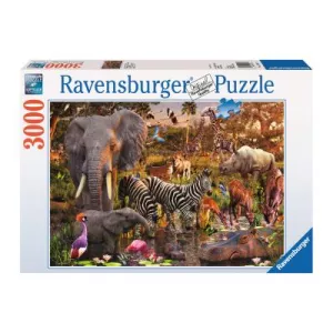 PUZZLE ANIMAUX DU CONTINENT AFRICAINJEUX DE SOCIETE 3000 PIECES