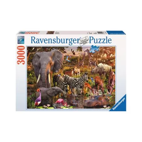 PUZZLE ANIMAUX DU CONTINENT AFRICAINJEUX DE SOCIETE 3000 PIECES