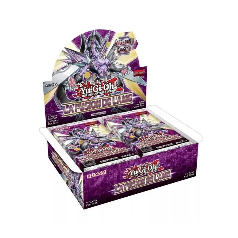 DISPLAY YU GI OH LA FUSION DE L'AMEDISPLAY 24 BOOSTERS 9 CARTES PAR... DISPLAY YU GI OH LA FUSION DE L'AMEDISPLAY 24 BOOSTERS 9 CARTES PAR...
