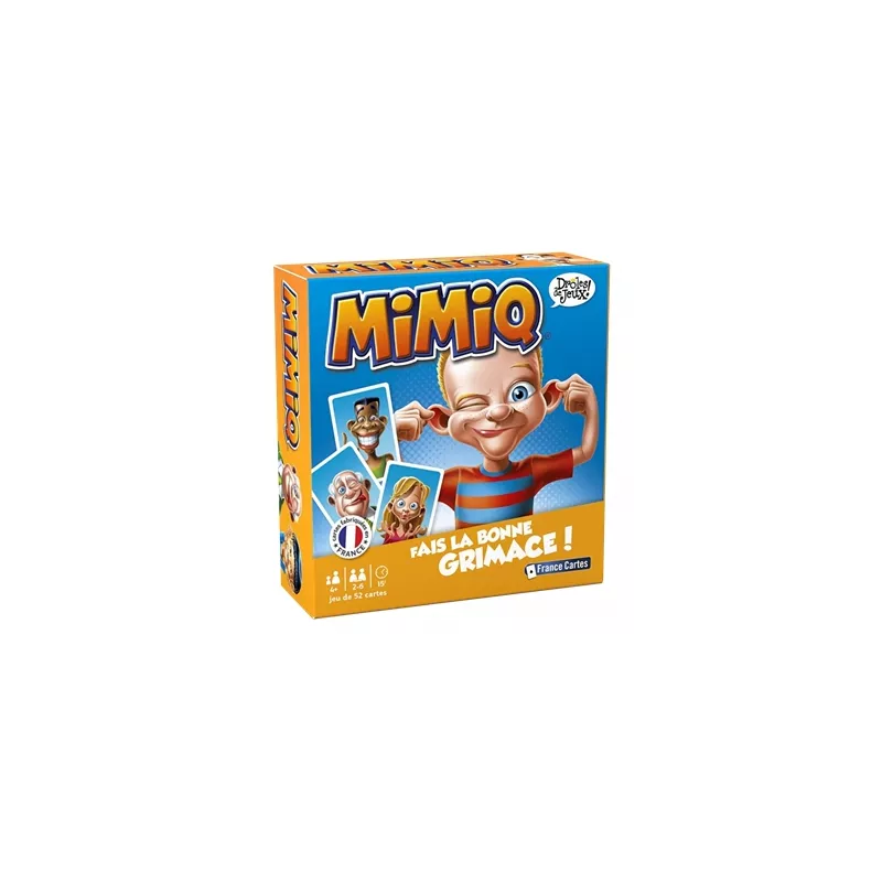 MIMIQEN FAMILLE Dès 4 ans. Le jeu familial où l'on fait des grimaces ! MIMIQEN FAMILLE Dès 4 ans. Le jeu familial où l'on fait des grimaces !