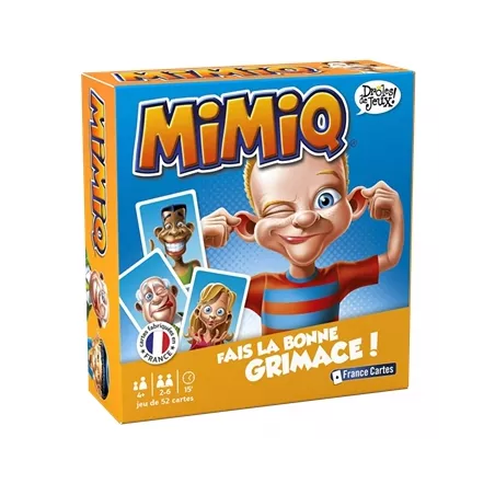 MIMIQEN FAMILLE Dès 4 ans. Le jeu familial où l'on fait des grimaces !