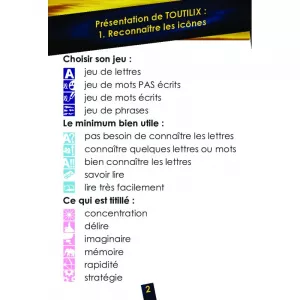 TOUTILIXJEUX D'AMBIANCE Dans tous les sens, ça fuse!