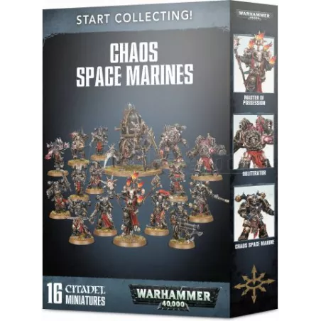 START COLLECTING! CHAOS SPACE MARINES WARHAMMER Maîtrisez les maléf...