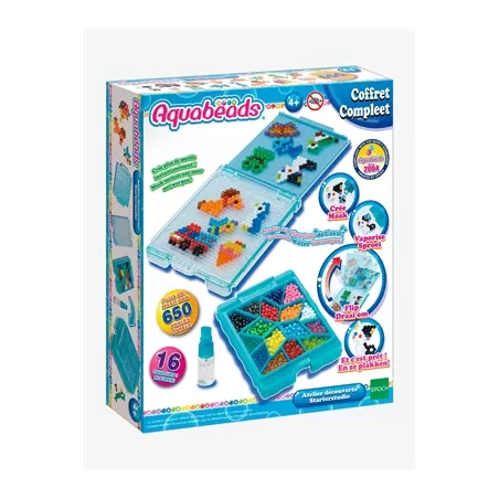COFFRET DECOUVERTE AQUABEADSJOUET ENFANT L'atelier découverte AQUAB...