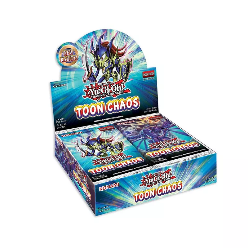 DISPLAY YU-GI-OH! LE CHAOS TOON EN VFDISPLAY Display de 24 Packs YU... DISPLAY YU-GI-OH! LE CHAOS TOON EN VFDISPLAY Display de 24 Packs YU...