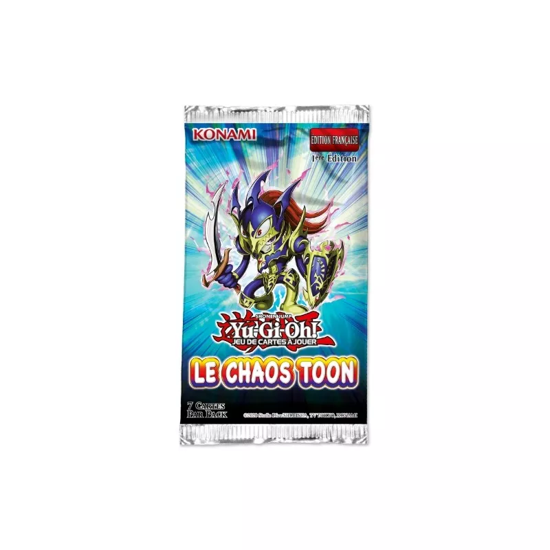 BOOSTER YU-GI-OH! LE CHAOS TOON VFDISPLAY BOOSTER de 7 Cartes YU-GI... BOOSTER YU-GI-OH! LE CHAOS TOON VFDISPLAY BOOSTER de 7 Cartes YU-GI...
