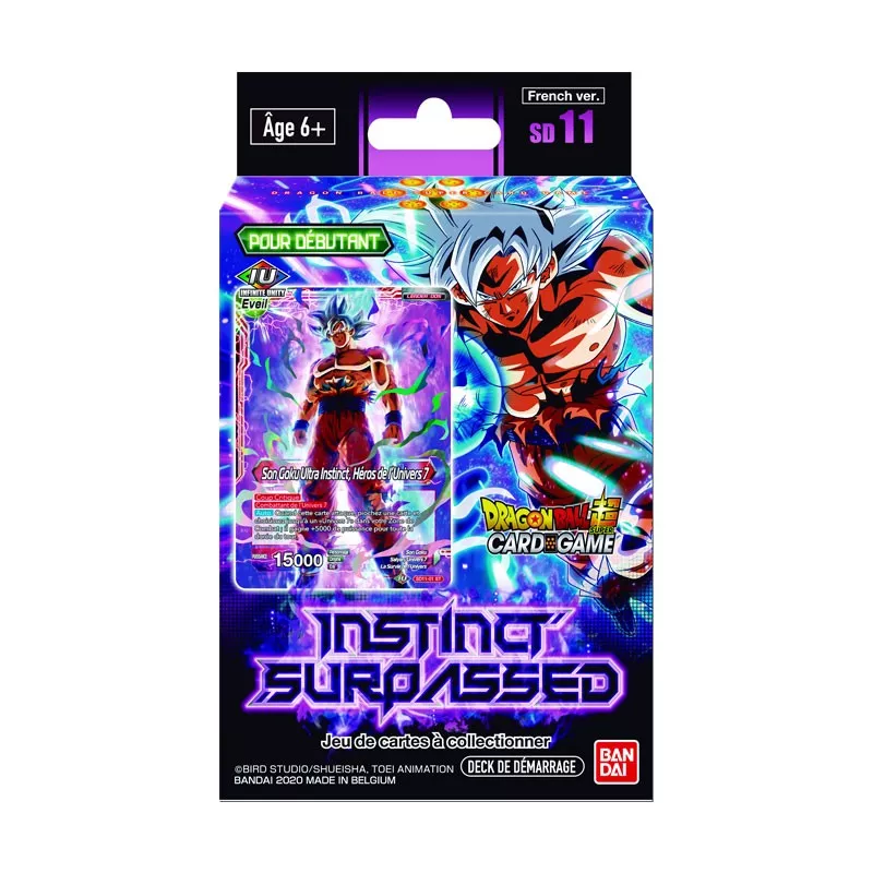 DBS DECK 11 INSTINCT SURPASSEDDRAGON BALL SUPER Starter pour débuta... DBS DECK 11 INSTINCT SURPASSEDDRAGON BALL SUPER Starter pour débuta...