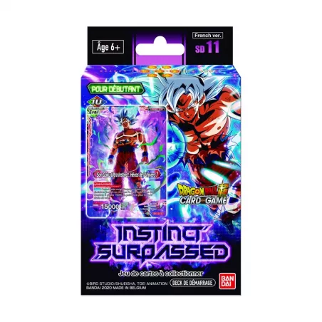 DBS DECK 11 INSTINCT SURPASSEDDRAGON BALL SUPER Starter pour débuta...