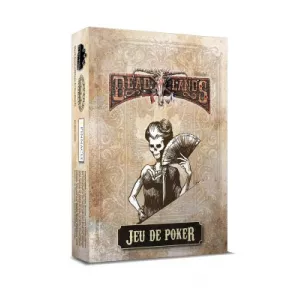 JEU DE POKER BLANC DEAD LANDSDEAD LANDS Un jeu de poker de 54 carte...