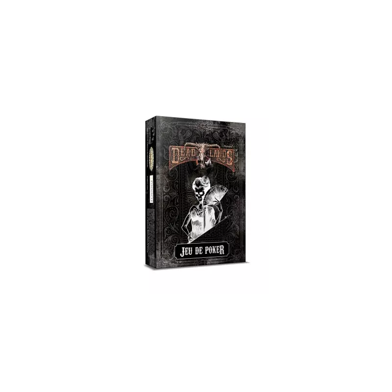 JEU DE POKER NOIR DEAD LANDSDEAD LANDS Un jeu de poker de 54 cartes...