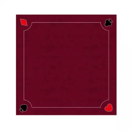 TAPIS MULTI 70 COEUR DE PIQUE BORDEAUXTAPIS DE JEU Tapis pour jeux ...