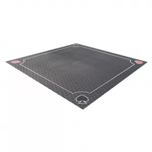 TAPIS MULTI 70 COEUR DE PIQUE NOIRTAPIS DE JEU Tapis pour jeux de c...