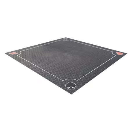 TAPIS MULTI 70 COEUR DE PIQUE NOIRTAPIS DE JEU Tapis pour jeux de c...