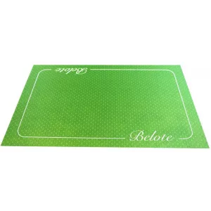 TAPIS BELOTE VERT 40X60TAPIS DE JEU Tapis Belote "Design Excuse" Co...