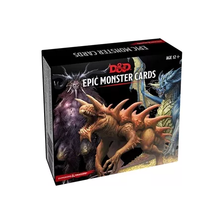 EPIC MONSTER CARD DUNGEONS & DRAGONS Cartes de monstre Epic pour Do...