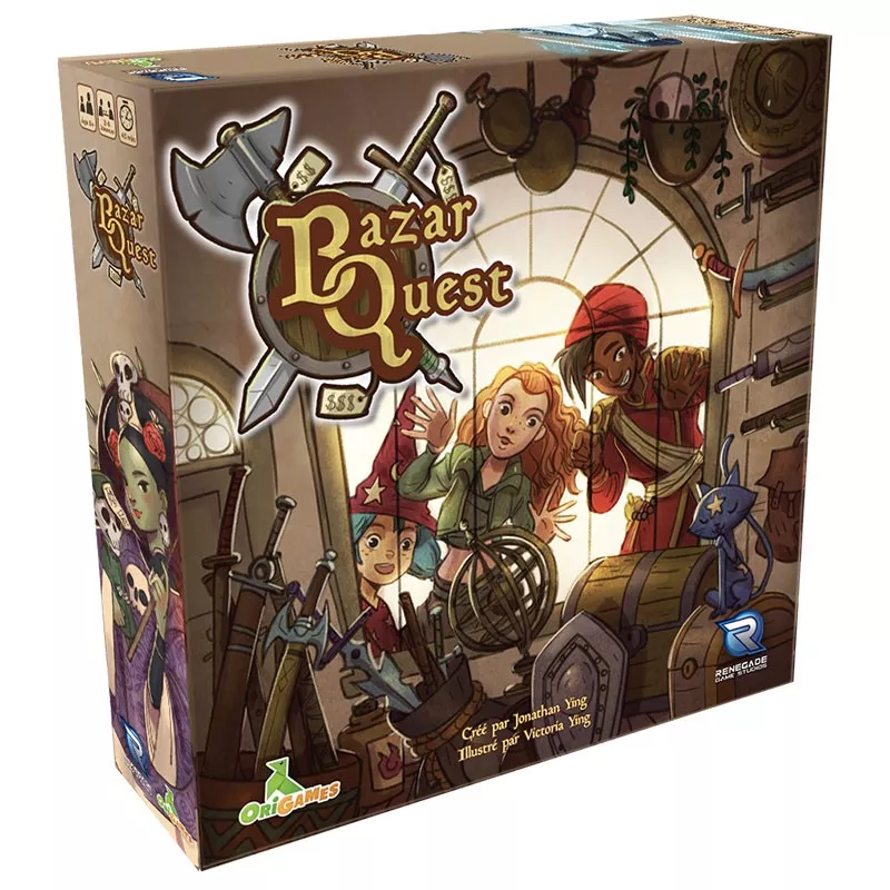 BAZAR QUEST JEUX DE SOCIETE Dans Bazar Quest, endossez le rôle d’un...