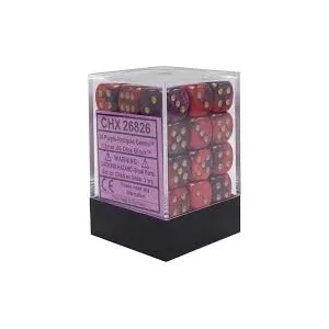 SET COMPLET 36D6 BICOLORE VIOLET-ROUGE