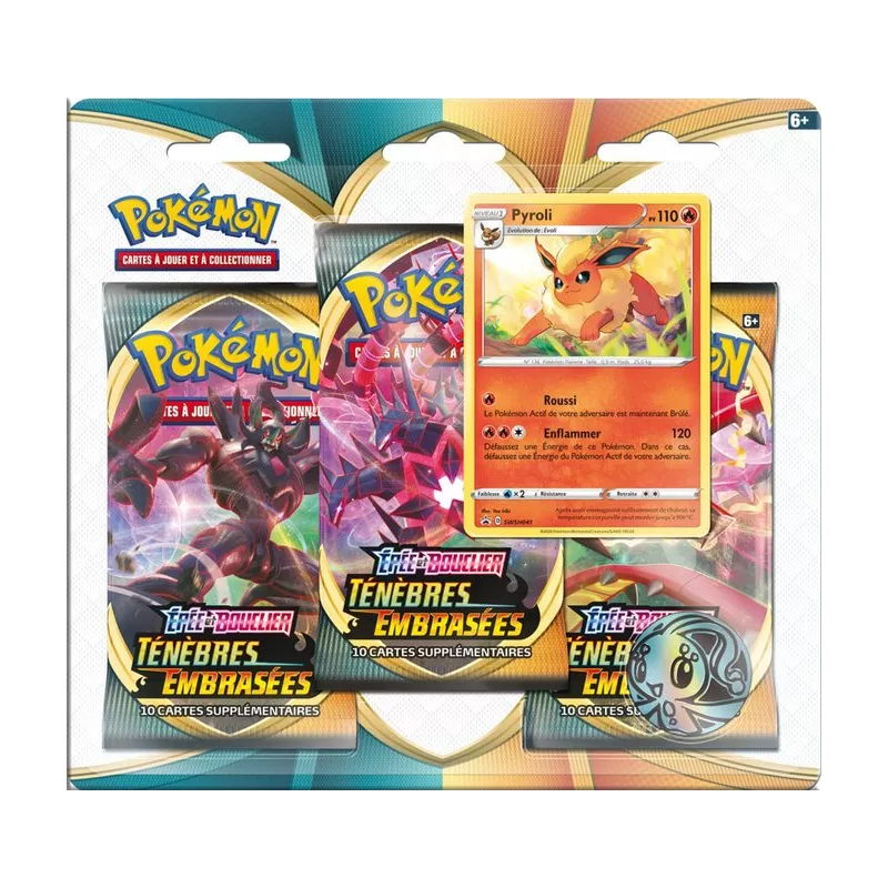 TRIPACK PYROLI TENEBRES EMBRASEES BOOSTER ET DISPLAY Tripack Pyroli... TRIPACK PYROLI TENEBRES EMBRASEES BOOSTER ET DISPLAY Tripack Pyroli...