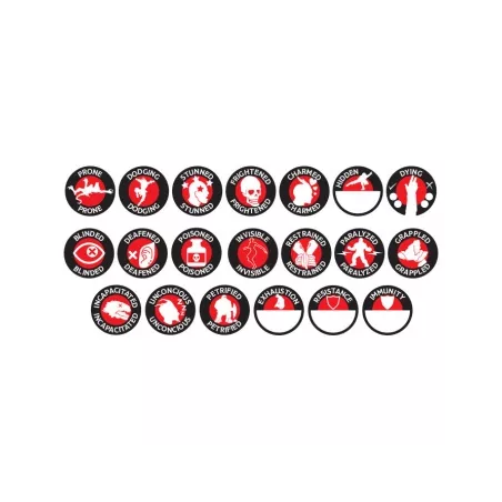 D&D CHARACTER TOKEN SETDUNGEONS & DRAGONS Ensemble de jetons conçu ...