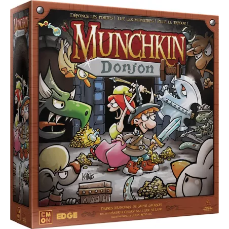 MUNCHKIN DONJONJEUX DE SOCIETE Parcourez le donjon en quête d’avent...