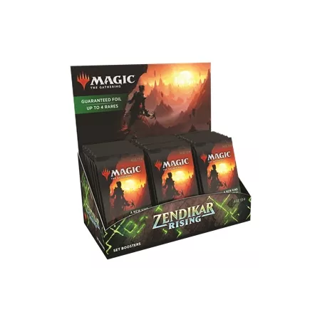 BOITE SET BOOSTER ZENDIKAR ENBOOSTER ET DISPLAY Boite de 30 set boo...