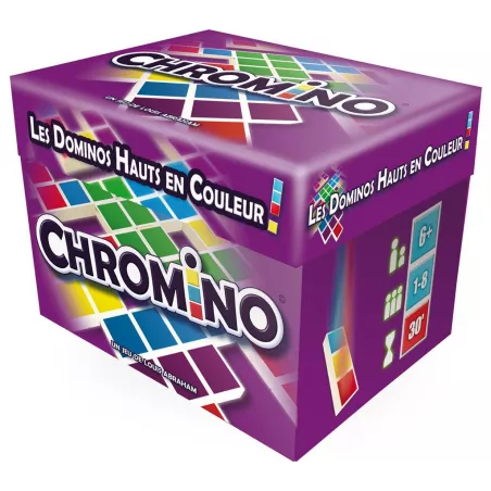 CHROMINOEN FAMILLE Dans cette alternative idéale aux dominos, place...