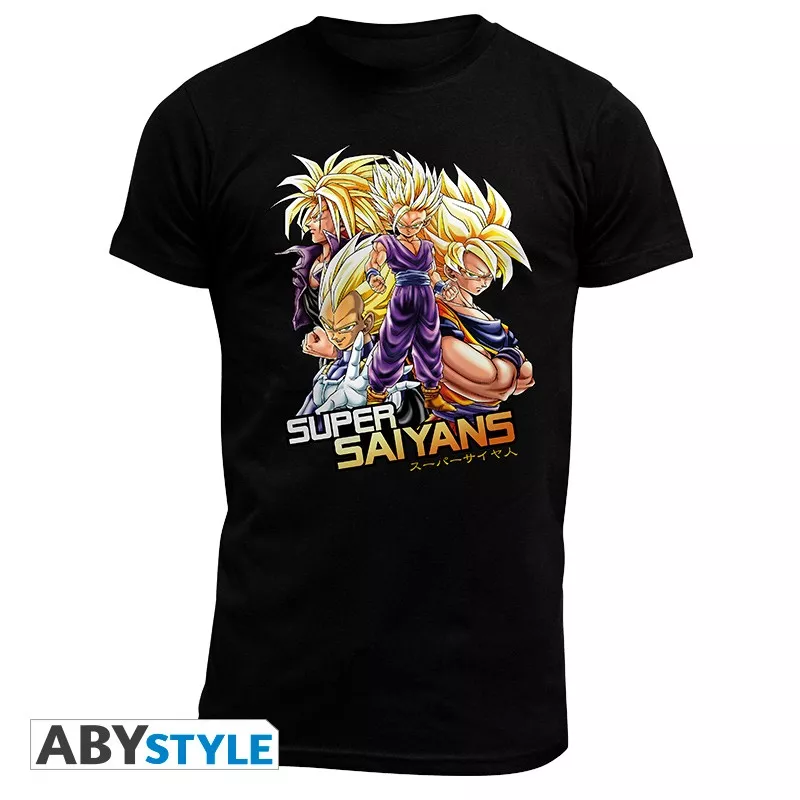 T-SHIRT XL DRAGON BALL SUPER SAIYANS