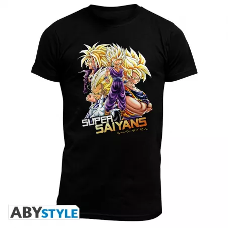 T-SHIRT XL DRAGON BALL SUPER SAIYANS