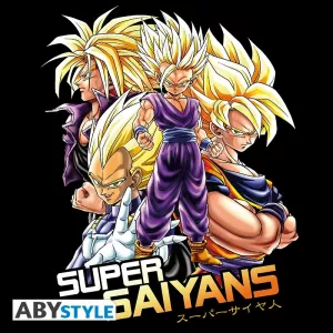 T-SHIRT XL DRAGON BALL SUPER SAIYANS