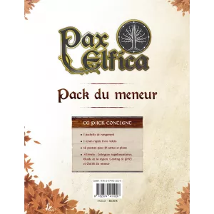PAX ELFICA PACK DU MENEURHEROIC FANTASY Le Pack du Meneur est l'out...