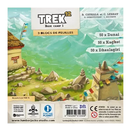 TREK 12 BASE CAMP N°1JEUX DE SOCIETE Trek 12 vous propose de partir...