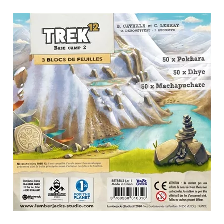 TREK 12 BASE CAMP N°2JEUX DE SOCIETE rek 12 Base camp 2 Trek 12 vou...