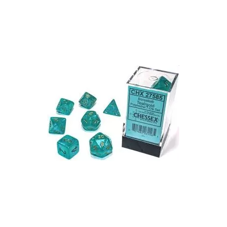7 DES TEAL GOLD LUMINARY